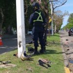 Triste Una mujer murió al ser atropellada: salió volando y su cuerpo impactó contra una columna